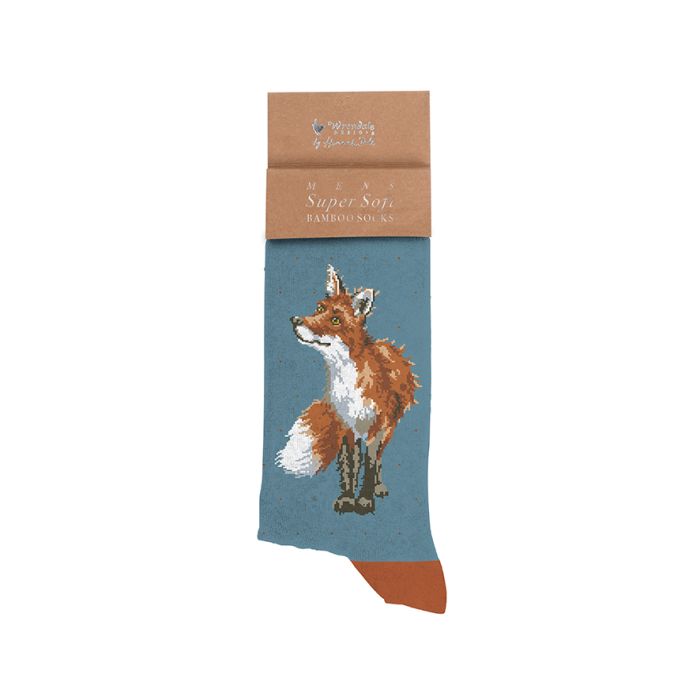 'Bright Eyed Bushy Tailed' Fox Men's Socks