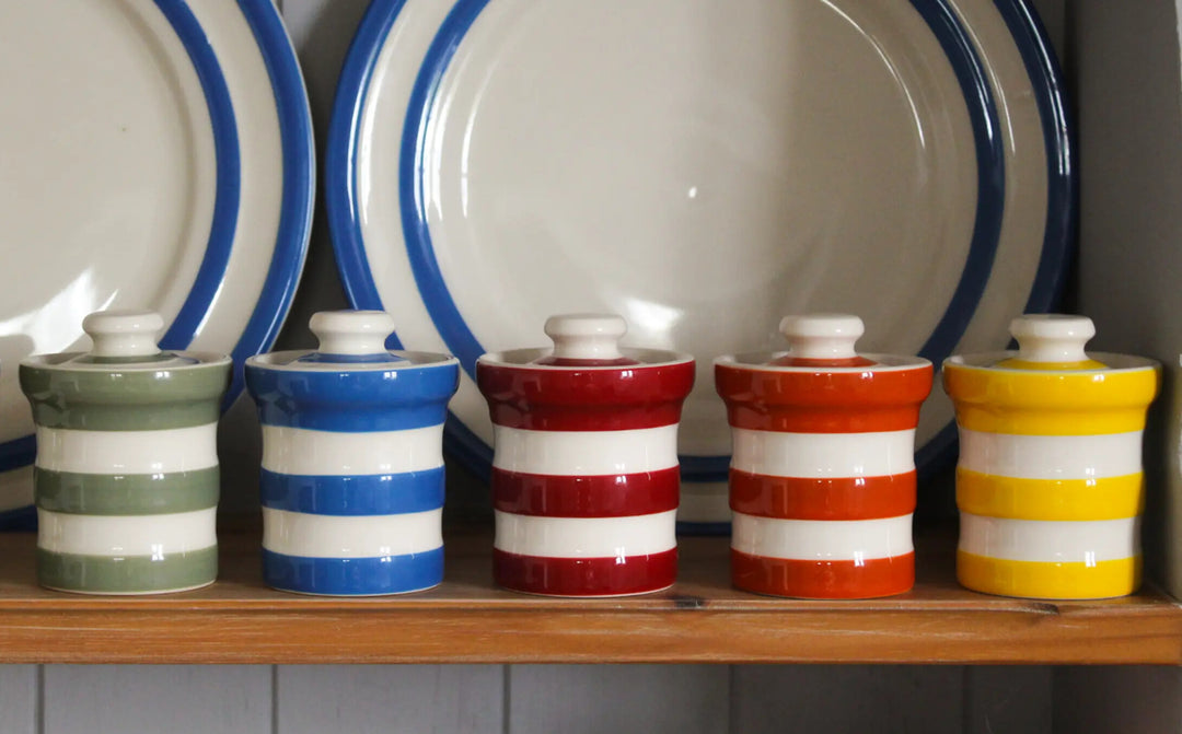 Cornishware Spice Jar