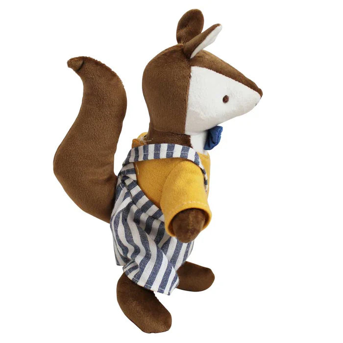 Mr. Squirrel with Stripy Dungarees