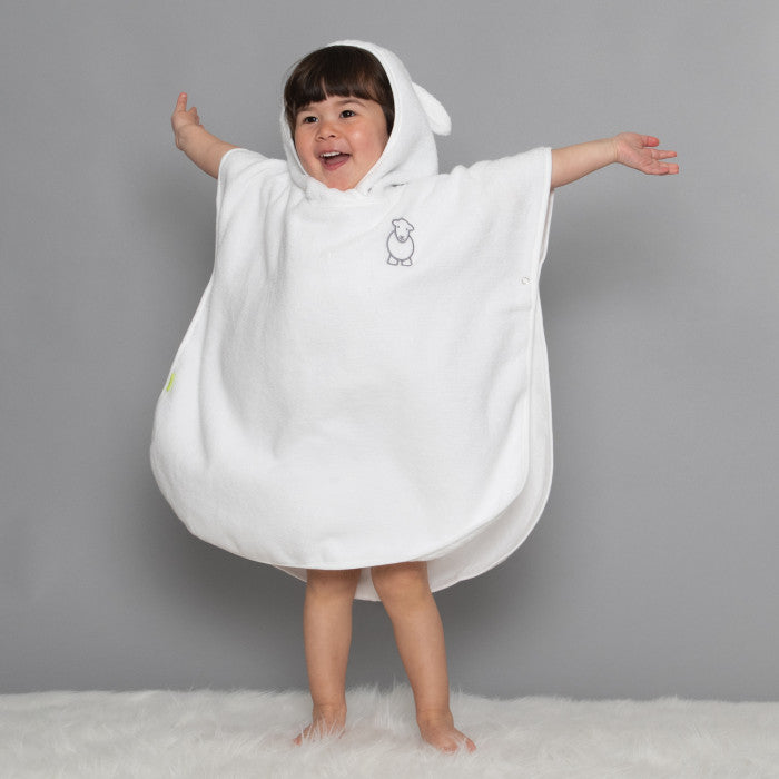 Herdy Baby Poncho - White