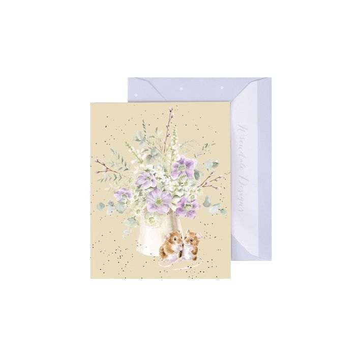 'Squeak Hearts' Mice Gift Enclosure Card
