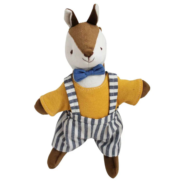 Mr. Squirrel with Stripy Dungarees