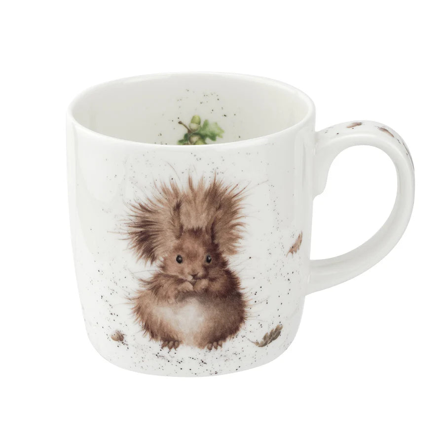 'Treetops Redhead' Squirrel Large Bone China Mug (14oz)