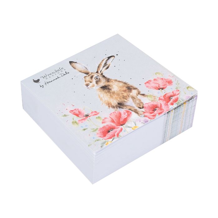 Hare Sticky Notes - Field of Flowers