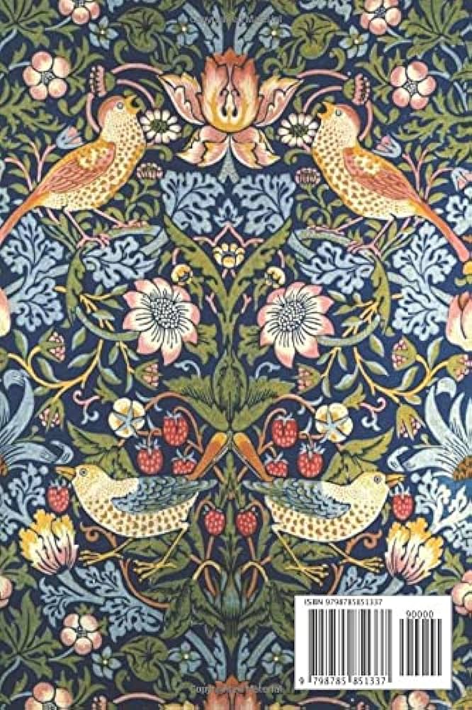 William Morris Strawberry Thief A5 Hardback Notebook