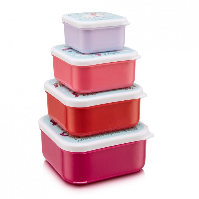 Nesting Unicorn Snack Boxes