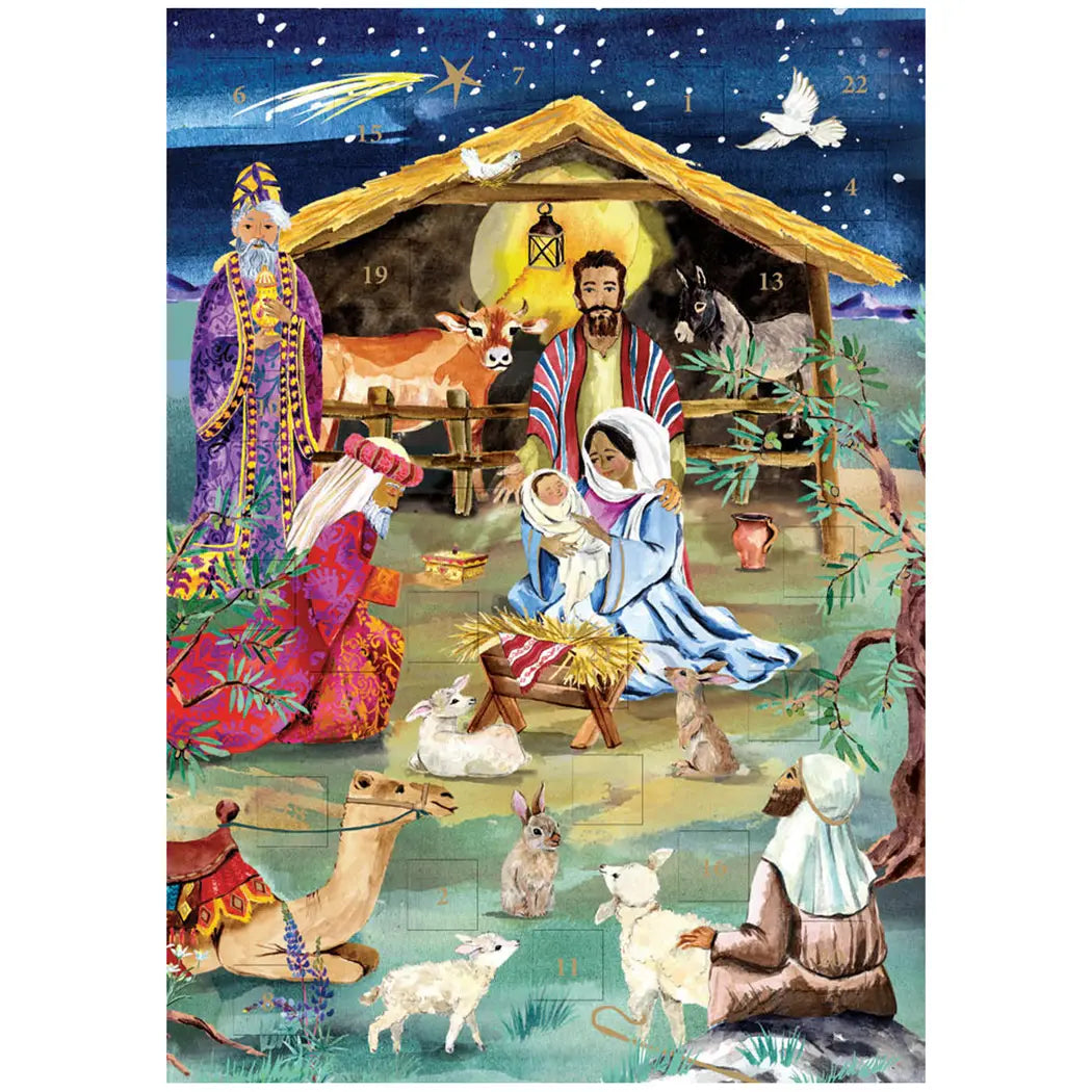 Christmas Story Advent Calendar Card
