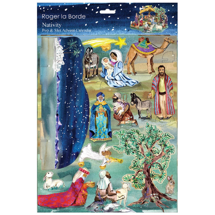 Christmas Story (Nativity) Pop and Slot Advent Calendar
