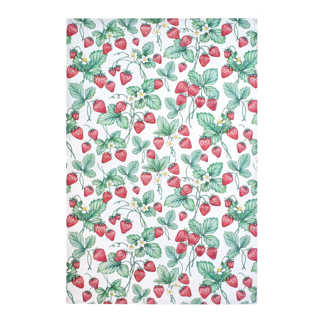 Strawberries Tea Towel