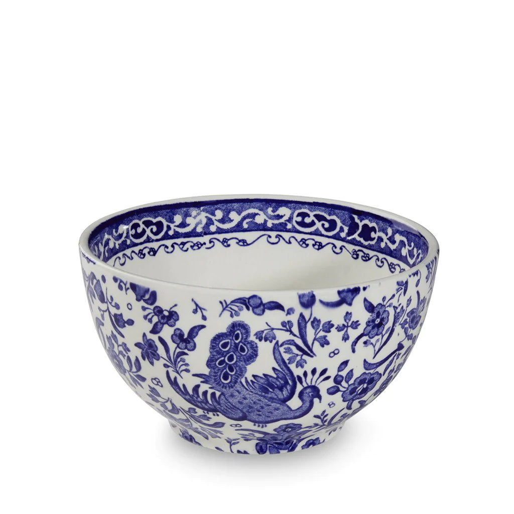 Blue Regal Peacock Lg. Sugar bowl