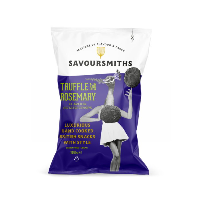 Savoursmith's Truffle and Rosemary Potato Crisps (Large Bag)