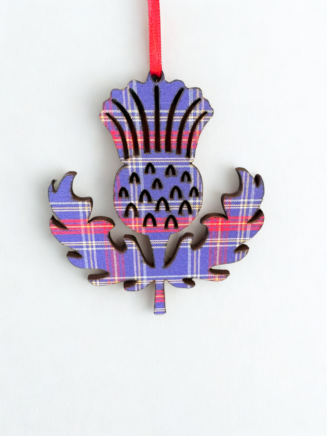 Wooden Thistle Decoration
