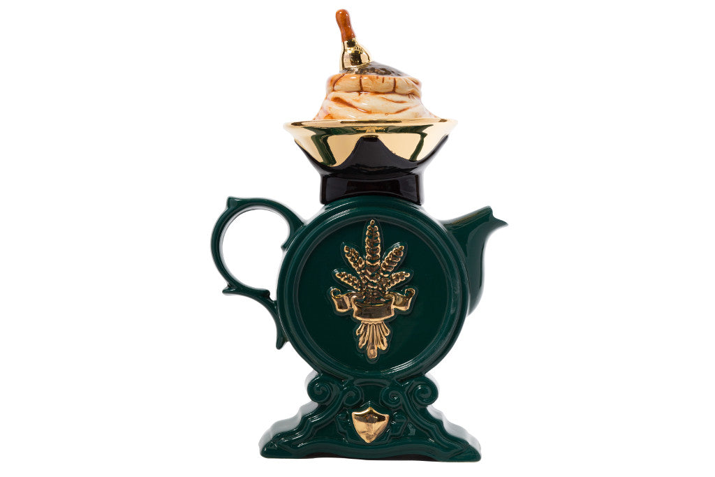 Tea Scales Medium Teapot - Green