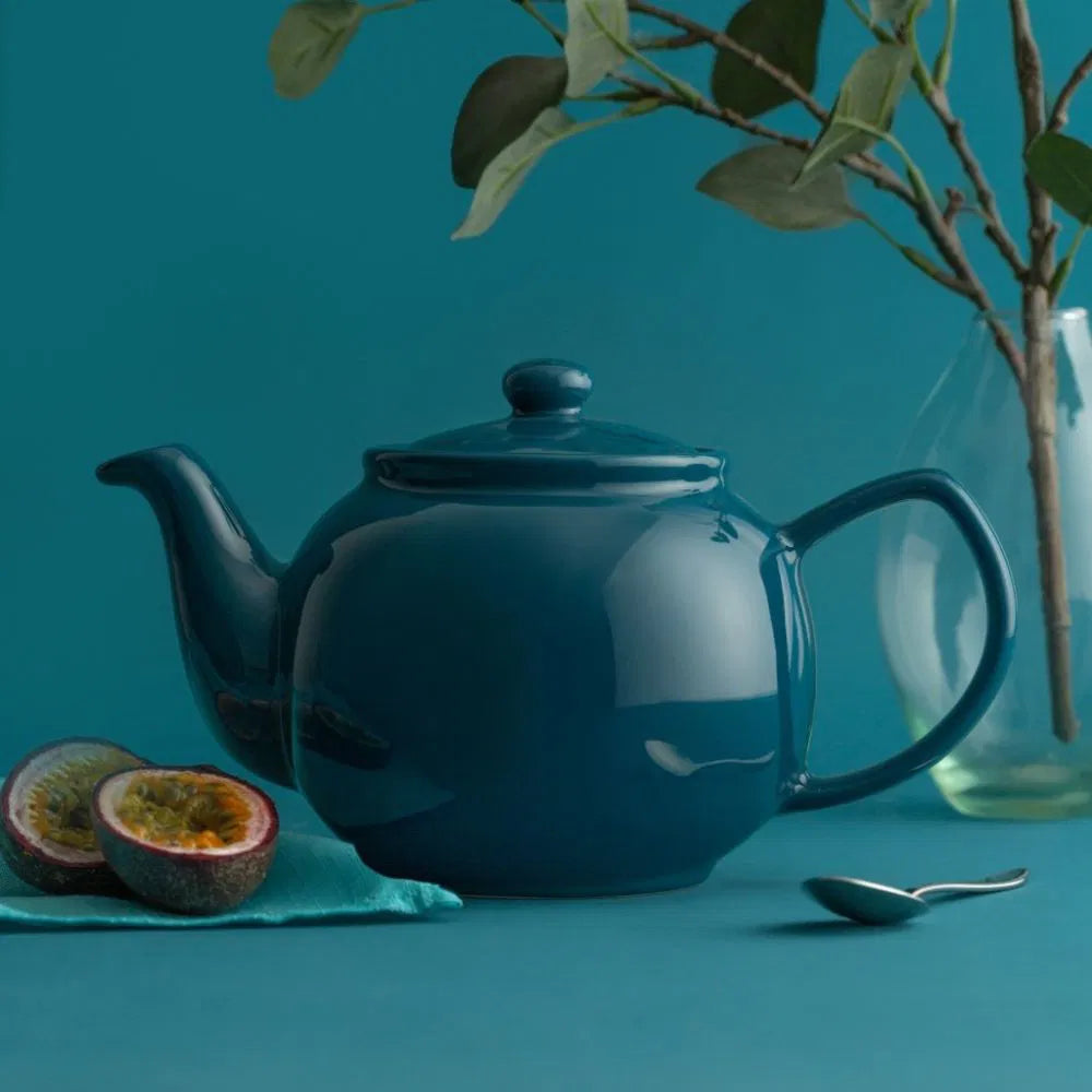 Teal Blue 6-cup Teapot