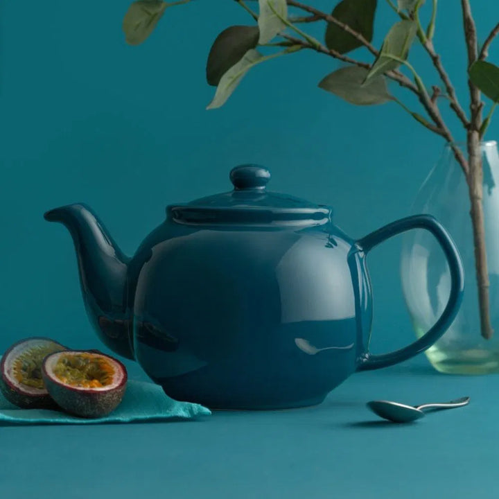 Teal Blue 6-cup Teapot