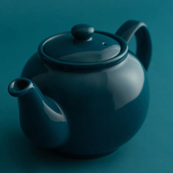 Teal Blue 6-cup Teapot