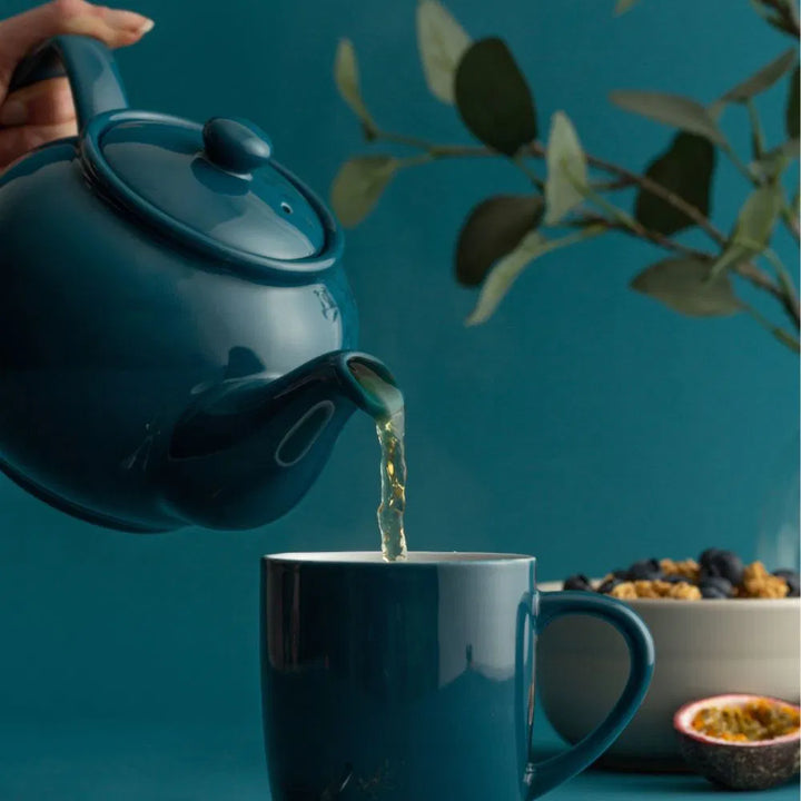 Teal Blue 2-cup Teapot