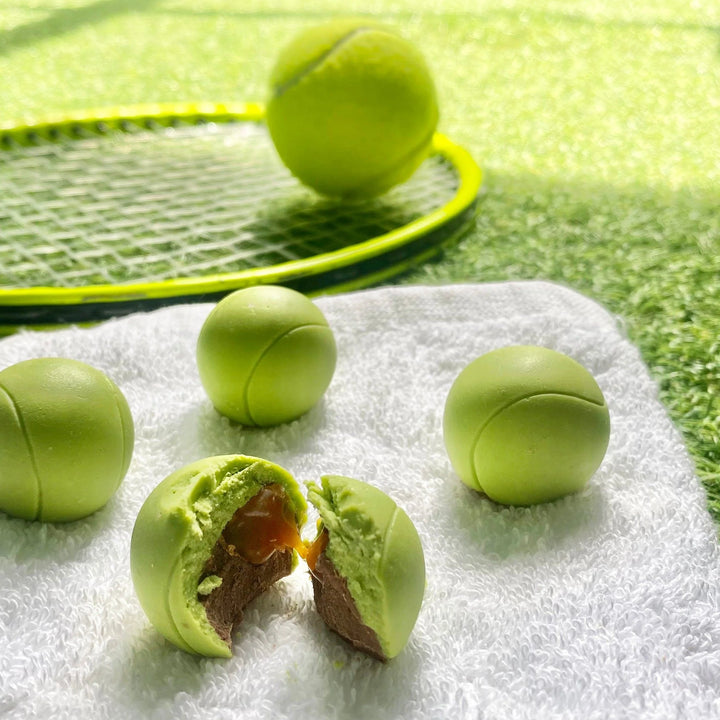 Caramel Filled Chocolate Tennis Balls