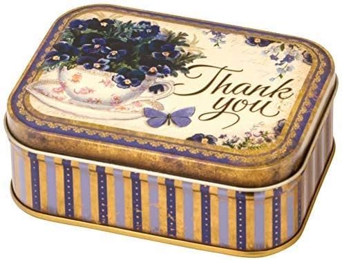 Nostalgia Thank You Small Rectangular Tin
