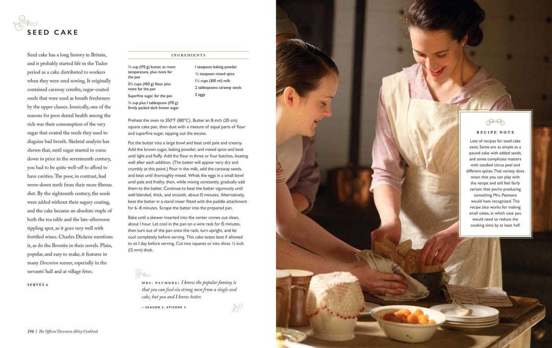The Official Downton Abbey Cookbook & Apron Gift Set