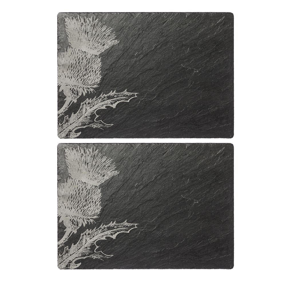 Thistle Slate Placemats - Set of 2