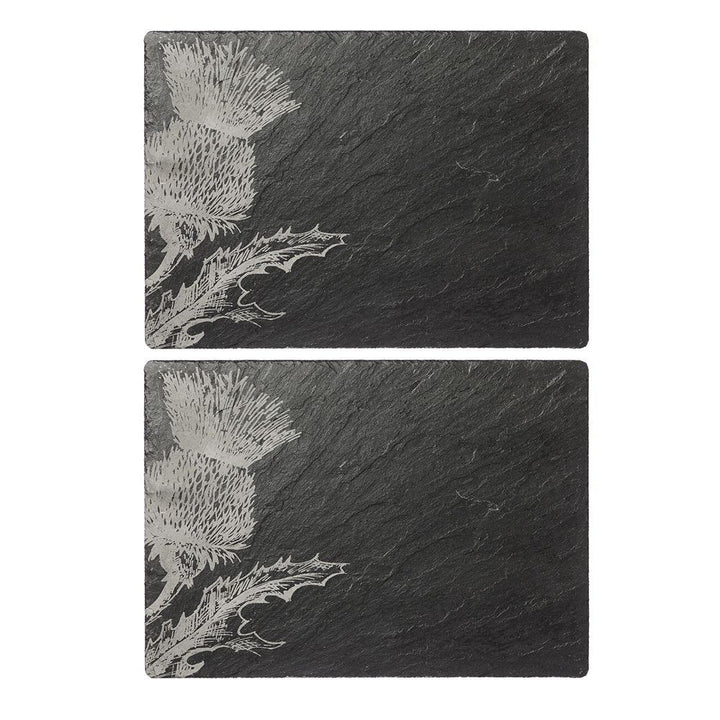 Thistle Slate Placemats - Set of 2