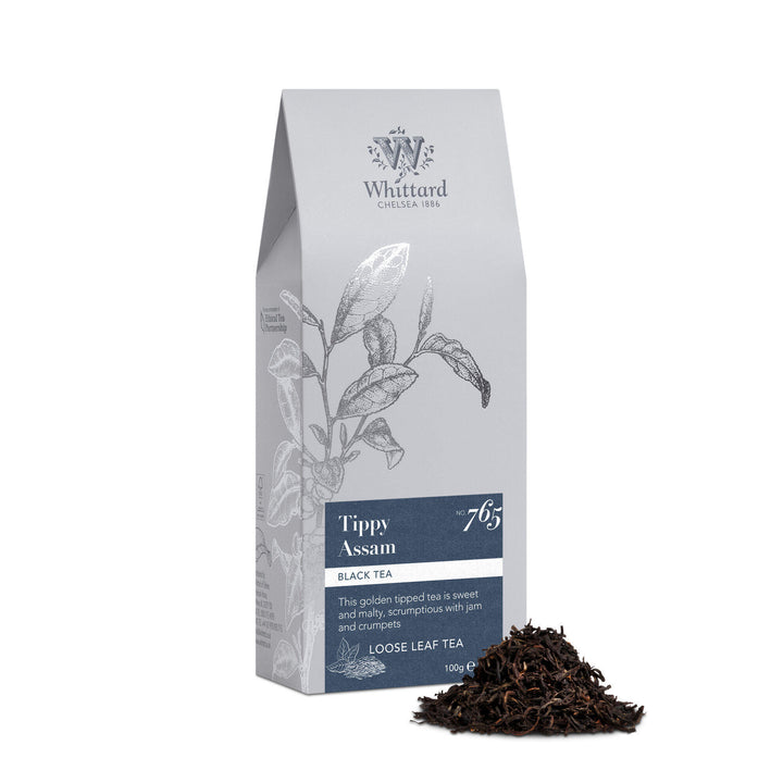 Whittard Tippy Assam Loose Tea Silver Pouch