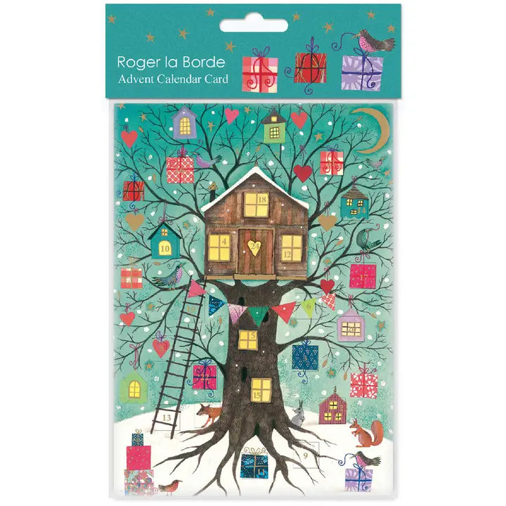 Treehouse Advent Calendar Card
