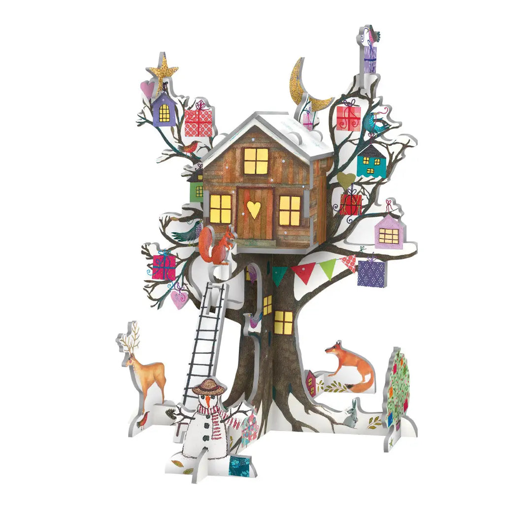 Christmas Treehouse Festive Scene Pop and Slot Scene