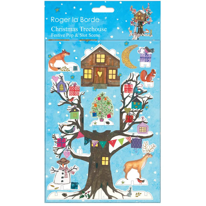 Christmas Treehouse Festive Scene Pop and Slot Scene