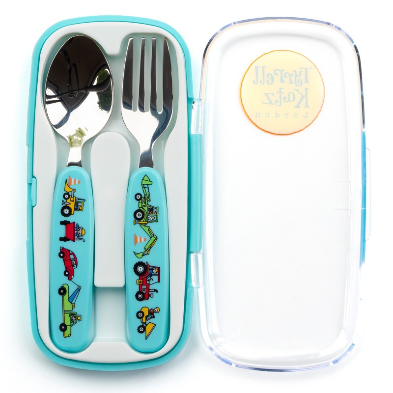 Trucks Kids Fork & Spoon Set