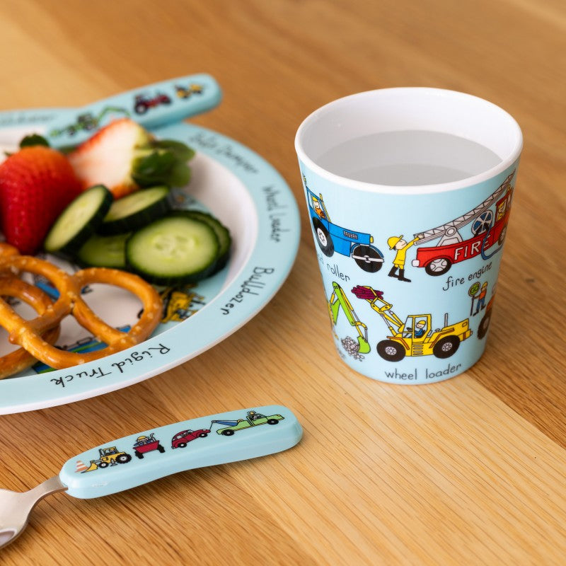 Trucks Malamine Kids Beaker