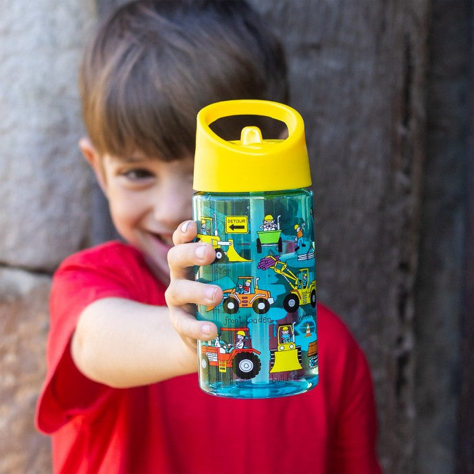 Trucks Kids Water Bottle