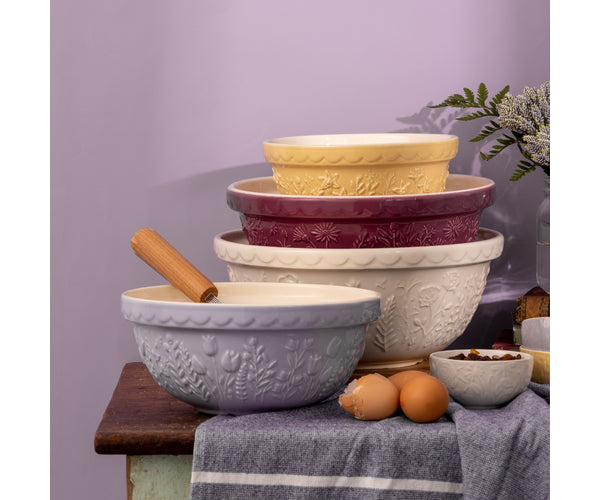 In the Meadow Tulip Lilac Mixing Bowl - Size 24