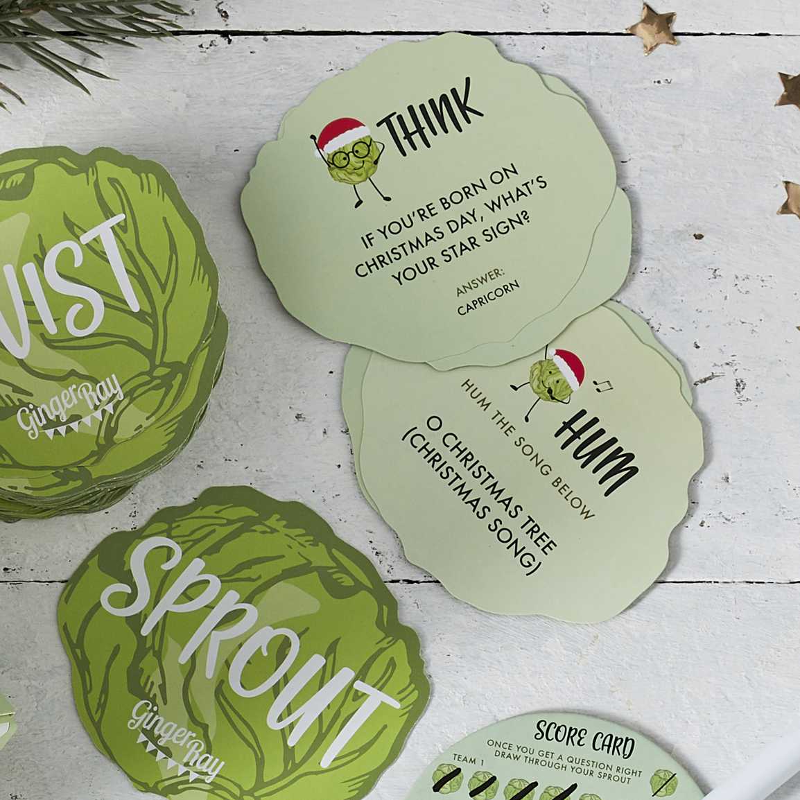 Twist & Sprout Christmas Family Party Game