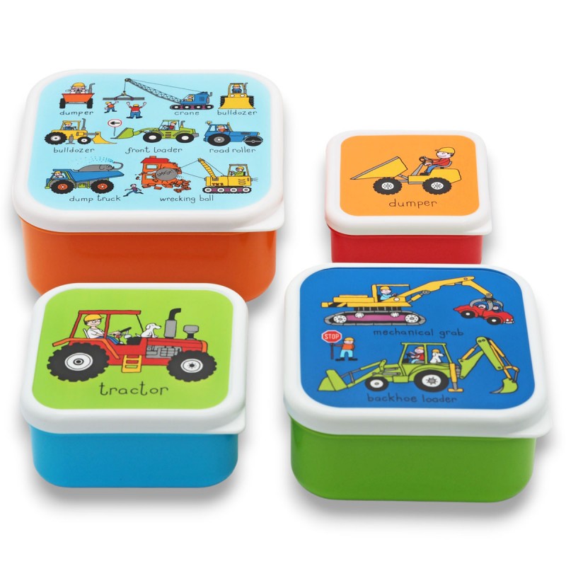 Nesting Trucks Snack Boxes