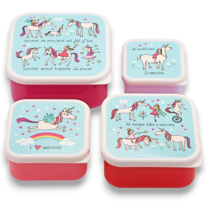 Nesting Unicorn Snack Boxes