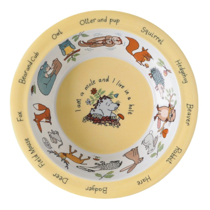 Woodland Melamine Kids Bowl