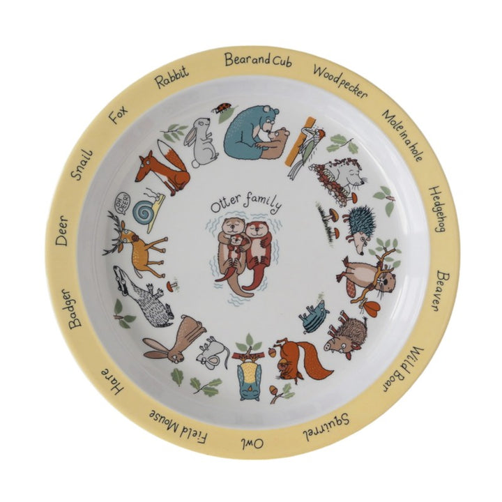 Woodland Melamine Kids Plate