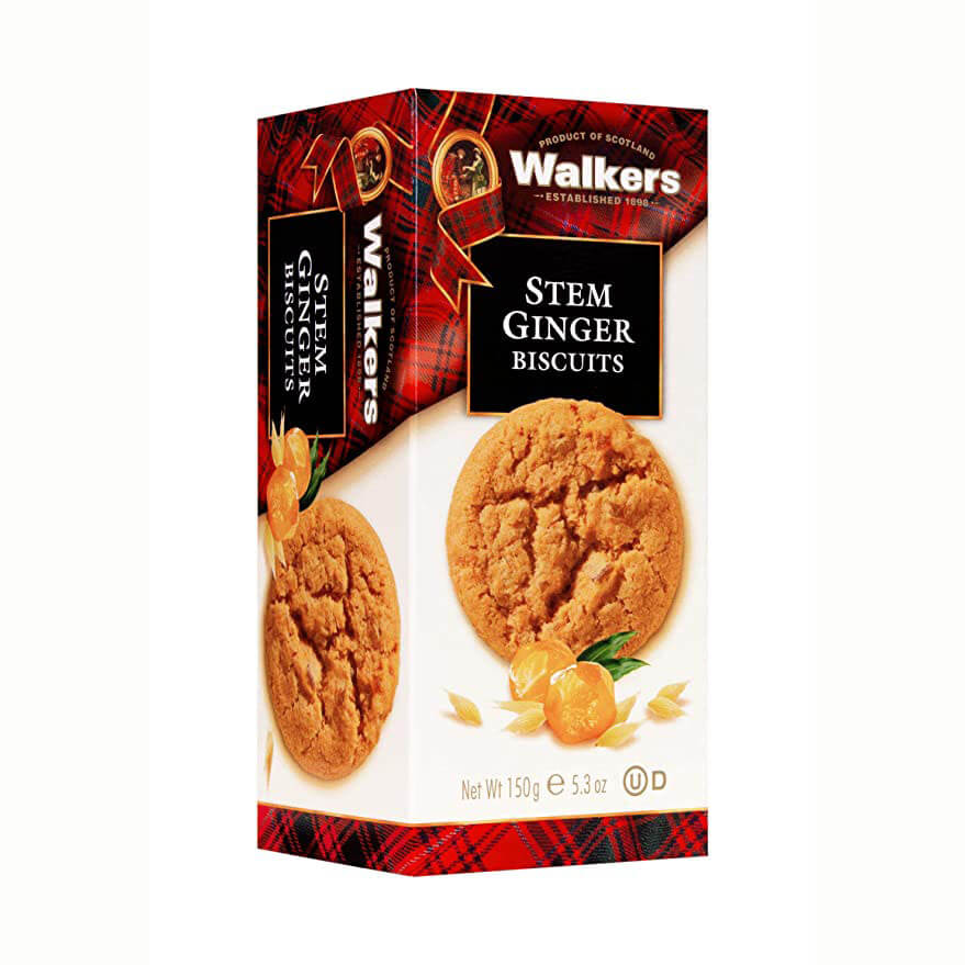 Walkers Stem Ginger Shortbread Rounds