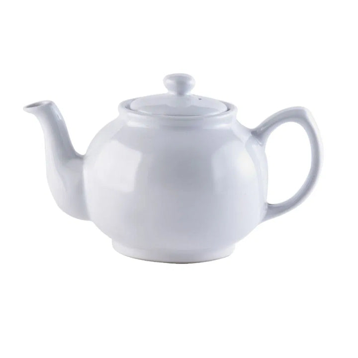 White 6-cup Teapot