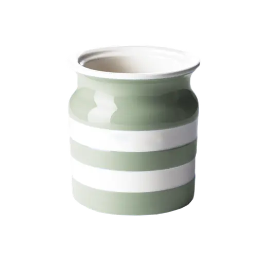 Cornishware Willow Green Utensil Jar