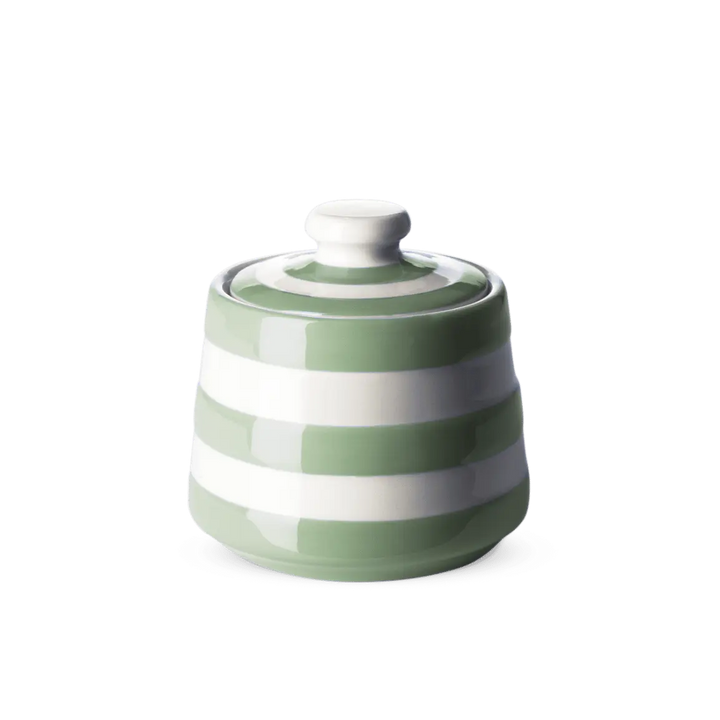 Cornishware Covered Sugar Pot