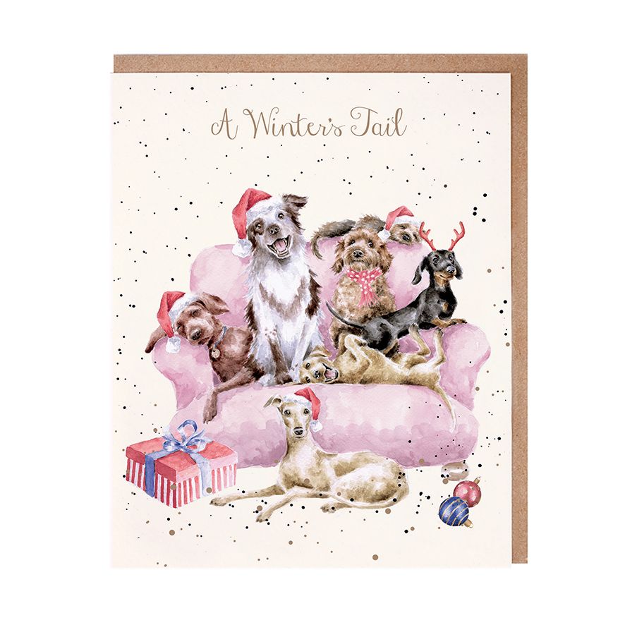 'A Winter's Tail' Christmas Greeting Card