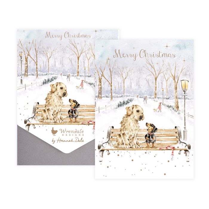 'Winter Walks' Dogs Christmas Card Pack