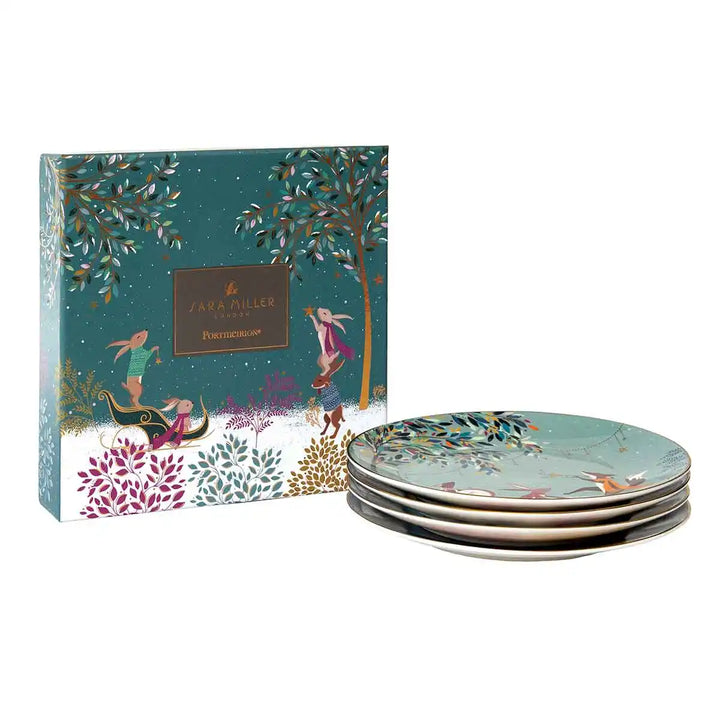 Woodland Tales Set of 4 Side Plates