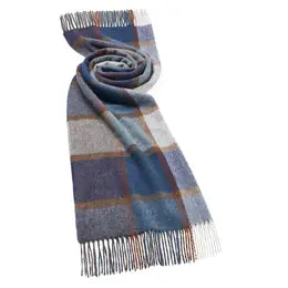Collection B Pateley Blue Merino Lambswool Wrap