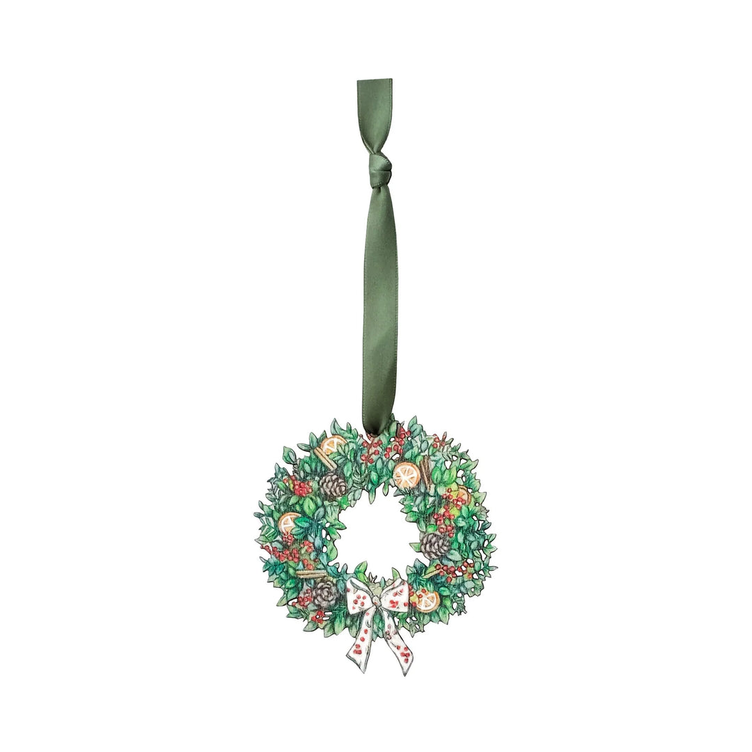 Wreath Wooden Christmas Decoration