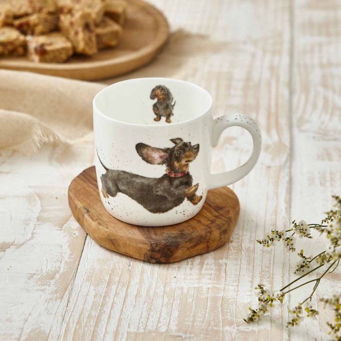 'That Friday Feeling' Dachshund Small Bone China Mug (11oz)
