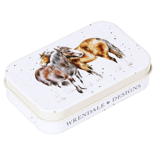 'Side by Side' Horse Mini Tin